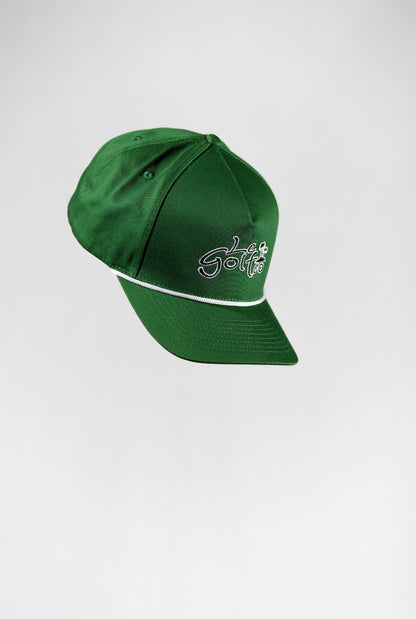 Green Palm Rope Hat